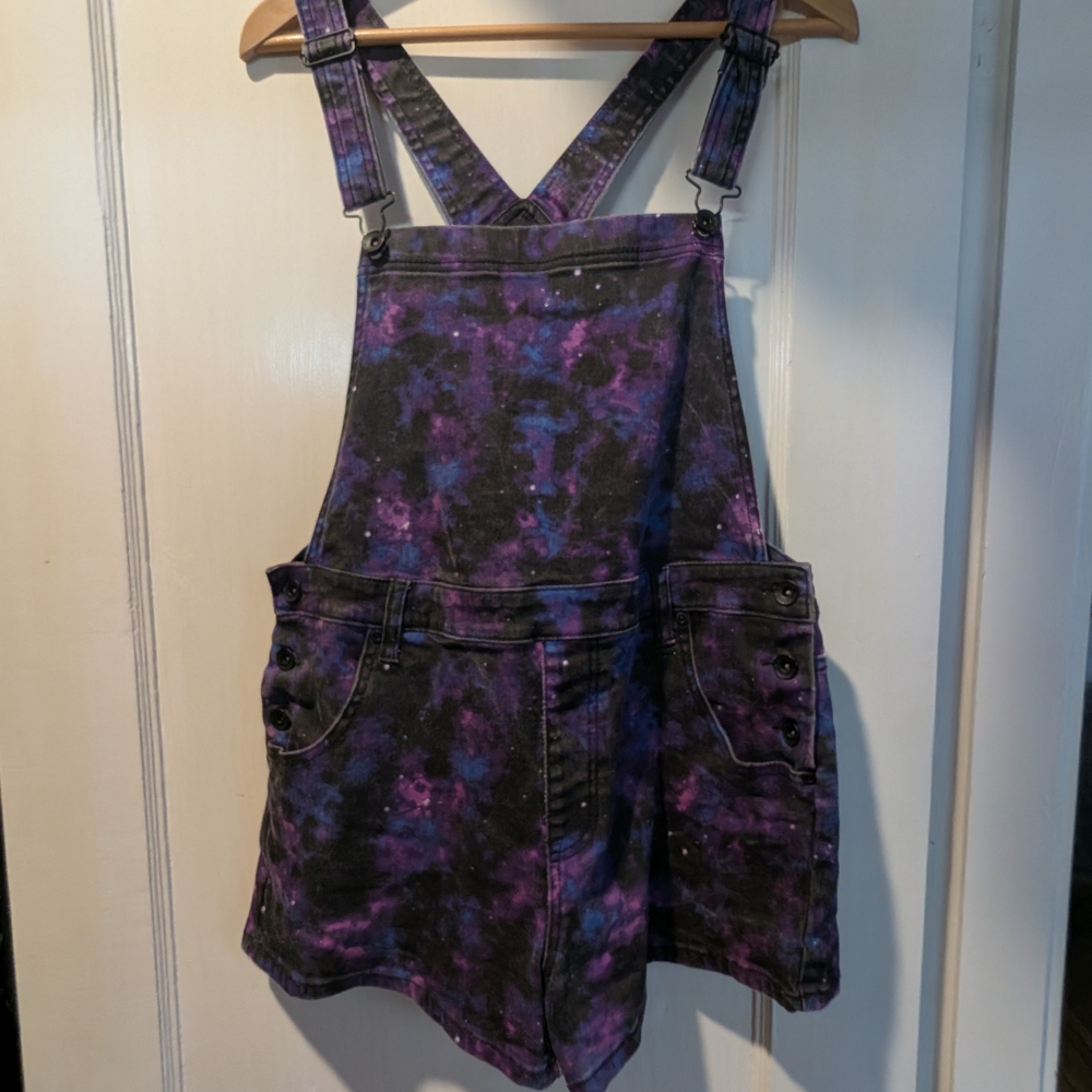 Stylish Purple Tie-Dye Romper